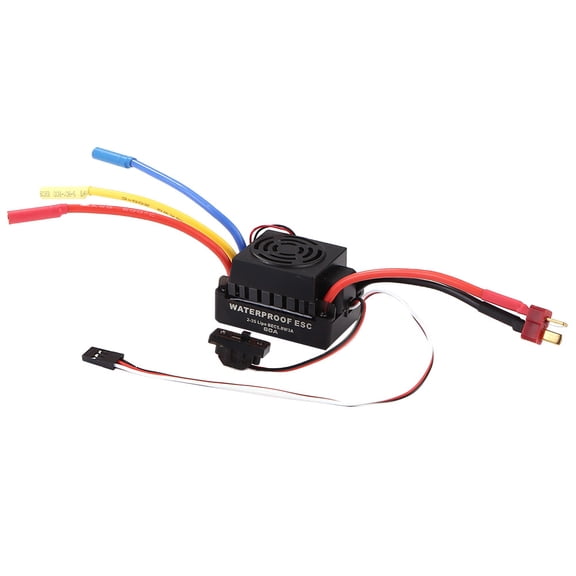 AYYUFE 60A Waterproof Brushless Motor Controller ESC Programming Card for 1/10 RC Car