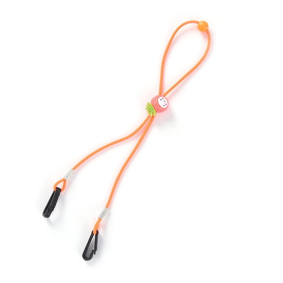 AYYUFE Adjustable Non-Slip Cartoon Face Cover Holder Rope Clip Extension Cord Lanyard