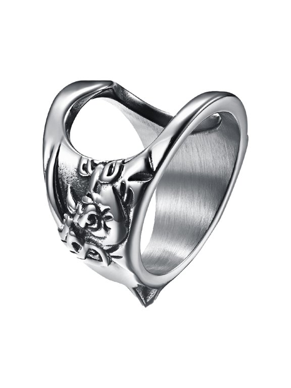 Bottle Opener Ring Sturdy Construction Anti deform Titanium Steel Exquisite Bottle Opening Ring Party Tools for