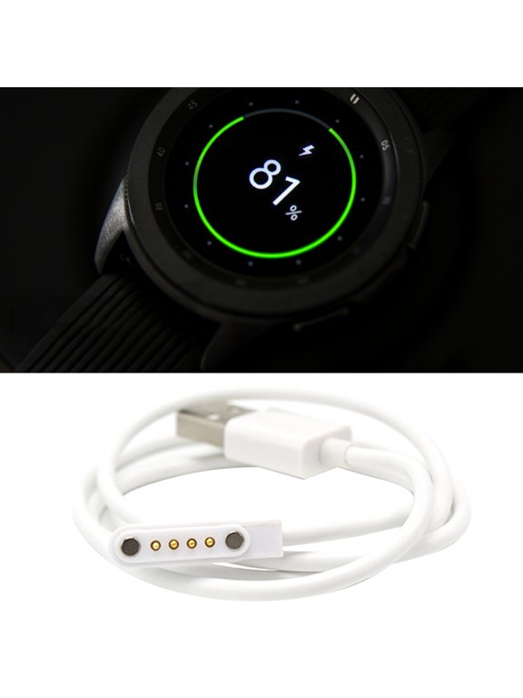 Charging Cable Fast Charging Bendable Rubber 80cm Charging Cable for Watch for 4Pin Smart Watch