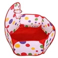 thumbnail image 1 of AYYUFE Children Kids Ocean Ball Pit Pool Game Play Hoop Indoor Outdoor Ball Toy Tent, 1 of 6
