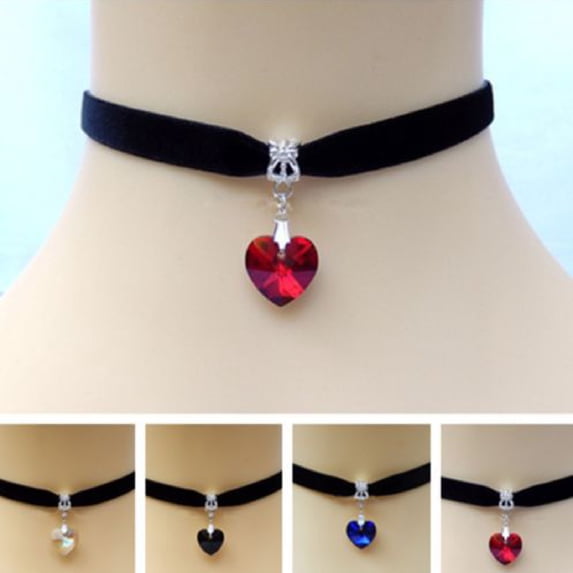 AYYUFE Choker Necklaces Adjustable Chic Faux Leather Vintage Gothic Style Velvet Choker for Women
