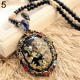thumbnail image 1 of AYYUFE Colorful Shell Faux Opal Statement Bib Pendant Necklace Sweater Chain Gift Alloy, Rhinestone, Faux Opal Multi-color, 1 of 8