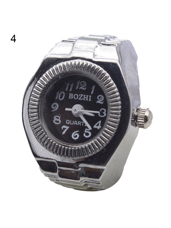 Couple Watch High Elastic Adjustable Alloy Fashionable Ring Watch for Men