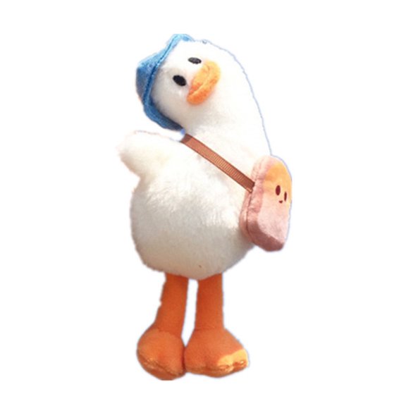AYYUFE Duck Keyring Smooth Texture Tilted Head Duck Doll Keychain Child Gifts