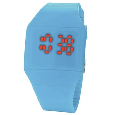 AYYUFE Fashion Men Lady Touch Digital LED Silicone Sport Wristwatch Ultra-thin Watch