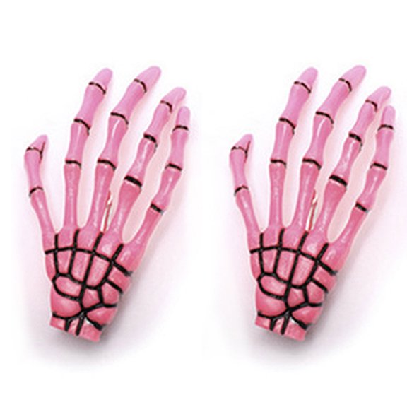 AYYUFE Fashion Punk Skull Paw Hairpin Exaggerated Skull Bone Hand Claws Hair Ornaments