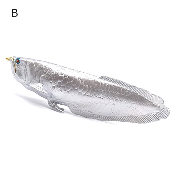 AYYUFE Freshwater Sturgeon Arowana Fish Simulation Model Toy Aquarium