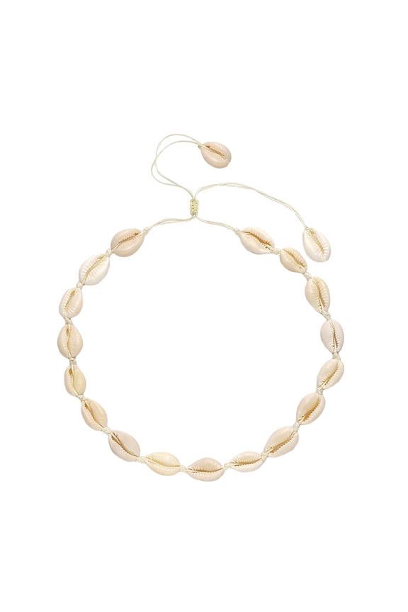 Hawaiian Cowrie Shell Adjustable Necklace Women Handmade