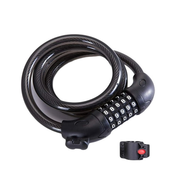 AYYUFE High Security Anti-Theft 5 Digit Combination Steel Wire Bike Motorbike Code Lock