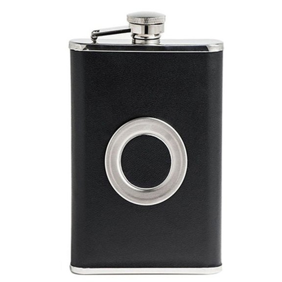 AYYUFE Hip Flask High Hardness Rust-proof Stainless Steel 8oz Miniature Whiskey Flask Set for Home