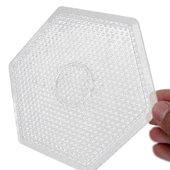 AYYUFE Large Square Hexagon Round Large Pegboards Board for Fuse Beads Kids Toy