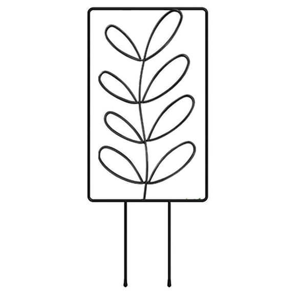 AYYUFE Metal Plants Trellis Hollow Leaf Indoor Outdoor Potted Flowers Plants Climbing Small Houseplant Vine Ivy Support Stake Gardening Supplies