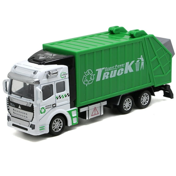 AYYUFE Mini 1/48 Garbage Truck Model with Trash Can Kids Children Toys Birthday Gift