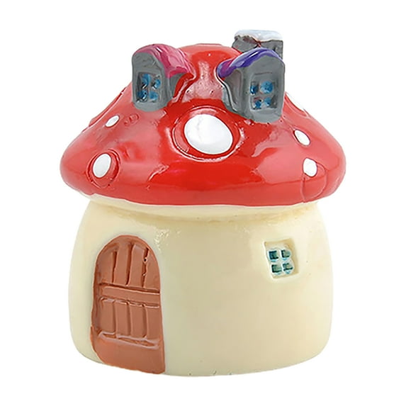 AYYUFE Miniature Garden Ornament Waterproof Popular 3 Sizes Cute Mushroom Gardening Props for Home Decor