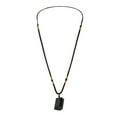 thumbnail image 1 of AYYUFE Natural Tourmaline Pendant Stone Single Circle Sweater Chain Necklace Jewelry Natural Tourmaline Black, 1 of 6
