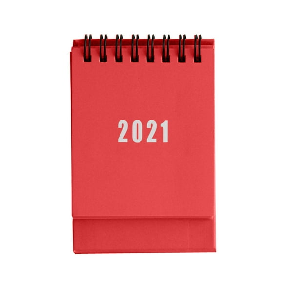 AYYUFE Portable Mini 2021 Desk Calendar Office Paper Daily Monthly Planner Schedule