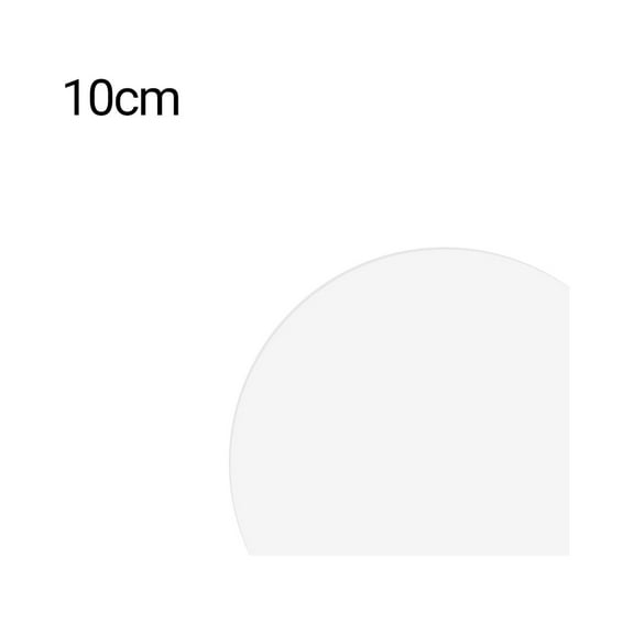 AYYUFE Practical Round Edge Cake Disk Non-stick Transparent Acrylic Cake Base Board for Cakes Serving