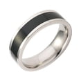 thumbnail image 1 of AYYUFE Ring Decorative Titanium Steel Unisex Simple Finger Band for Daily Life Titanium Steel White, 1 of 8