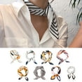 thumbnail image 1 of AYYUFE Silk Scarf for Women Soft Breathable Fashionable Neck Collar with Colorful Print Perfect for Parties Commutes, 1 of 8