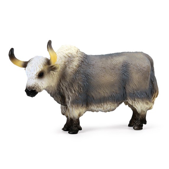 AYYUFE Simulation Bull OX Yak Animal Figurine PVC Model Table Kids Education Toy