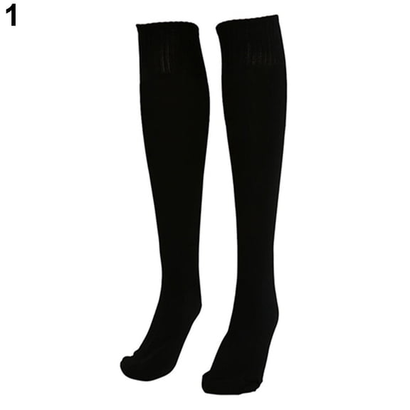 AYYUFE Sports Socks Solid Color Spandex Knee Socks for Sports