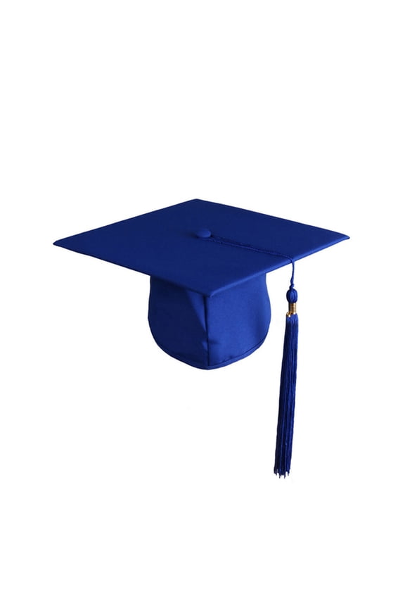 Unisex Bachelor Cap 2023 Tassel Pendant Decoration Solid Color Classic Style Flat Top Graduation Hat Master Doctor Scholar Hat Party Accessory