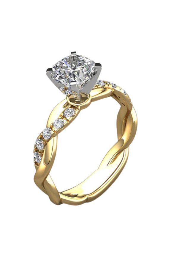 Wedding Ring Twisted Sparkling High-end Big Rhinestone Knuckle Circlet Female Jewelry Rhinestone,Alloy Gold