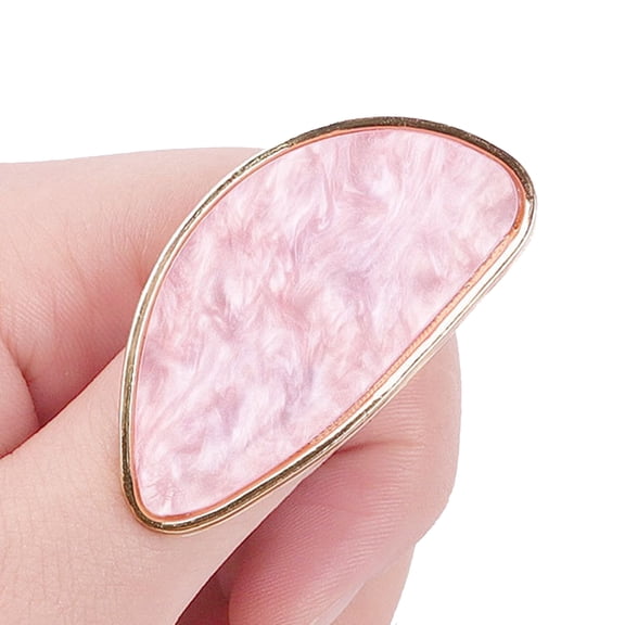 AYYUFE Women Mini Imitation Shell Finger Nail Art Ring Palette Manicure Makeup Tool