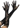 thumbnail image 1 of AYYUFE Women Stretch Lace Opera Elbow Long Length Party Prom Gloves, 1 of 3