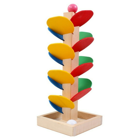 AYYUFE Wooden Tree Ball Run Track Game Kids Children Intelligence Educational Toy
