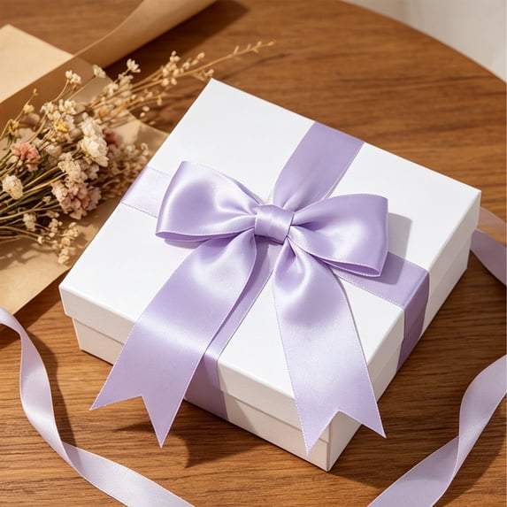 AYktou 10 Pcs Satin Gift Wrap Bows, 6×5 Inch Premium Satin Ribbon Bows, Craft Bowknot for Gift Wrapping Diy Treat Bags Holiday Gifts Bag Party Decorations Wedding Christmas Tree Decor Birthday Gift