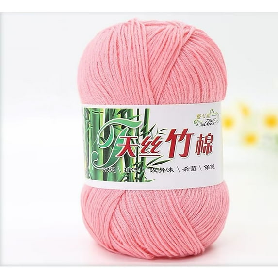 AYktou Cotton Crochet Yarn-Colorful Hand Knitting Yarn 50g /1.76oz Knitting Crochet Milk Soft Yarn Baby Cotton Wool Yarn,11 Colors Available