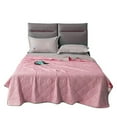 thumbnail image 1 of AYktou Cotton Queen Quilt Set, Cooling Blanket Quilt Bedding Set Bedspreads, Lodge Lightweight Patchwork Solid Color Quilted Comforter for Queen Bed, 1 of 6