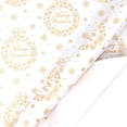 thumbnail image 1 of AYktou 118×17 Inch Gift Wrapping Paper, Thick Roll Christmas Wrapper Gilded Pattern Birthday Present Packaging Paper Wedding Souvenirs Festival Gifts Bouquet Wrapping Decoration, 1 of 7