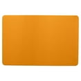 thumbnail image 1 of AYktou 18×12 Inch Faux Leather Placemats, Solid Colour Waterproof Place Mats Large-Sized Antislip Plate Mats, Easy to Clean Eat Mat Coffee Mats Kitchen Table Mats for Holiday Party Daily Use, Yellow, 1 of 7