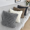 thumbnail image 1 of AYktou 18×18 Inch Throw Pillow Covers, One Sided Patterns Velvet Pillowcases Living Room Sofa Pillow Cushion Cover, Elegant Pillow Cases for Couch Bedroom Home Gifts Festival Ornaments, Gray, 1 of 7