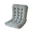 thumbnail image 1 of AYktou 18×31 Inch Seat Cushions, Thickened Nonslip Backrest Chair Cushions with Binding Strap, Multi-Purpose Sofa Floor Cushion Solid Color Back Support Chair Pads for Office Dining Room Seat, Gray, 1 of 6
