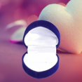 thumbnail image 1 of AYktou 2 Inch Flocking Ring Boxes, Heart-Shaped Flip Lid Gift Box Valentine's Day Portable Gift Box Mother's Day Gift Packaging Storage Box, Blue, 1 of 6