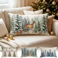 thumbnail image 1 of AYktou 20×12 Inch Christmas Pillow Covers, Soft Breathable Rectangular Throw Pillow Cases, Xmas Sofa Cushion Cover Holiday Winter Pillowcase for Bedroom Office Indoor Home Christmas Decor, 1 of 7