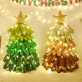 thumbnail image 1 of AYktou 21×39 Inch Christmas Inflatables with String Lights, Stereoscopic Matte Christmas Tree Balloons Christmas Decor Tree LED Light Illuminated for Shopping Mall Stores Home Courtyard Decor, 1 of 8