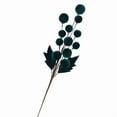 thumbnail image 1 of AYktou 21 Inch Christmas Artificial Flowers, Velvet Balls Fake Flowers with Branches, Elegant Unique Flower Arrangement Vase Layout, Christmas Plants for Living Room Dining Table Home Decor, D-Green, 1 of 2