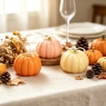 thumbnail image 1 of AYktou 2Pcs Fall Pumpkin Scented Candles, Pumpkin Shaped Spice Candle, Thanksgiving Aromatherapy Candles, Autumn Handmade Soy Wax Cute Mini Pumpkin Votive Candles for Tabletop Fireplace Home Decor, 1 of 8