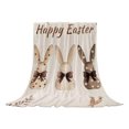 thumbnail image 1 of AYktou 39×51 Inch Easter Blankets, Soft Easter Bunny Easter Egg Printed Flannel Throw Blankets Sofa Blanket Multi-Purpose Picnic Pads Warm Comfortable Nap Blankets for Office Home Decor, 1 of 6