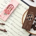 thumbnail image 1 of AYktou 4 Pcs Ballpoint Pens, 0.5 mm Fine Point Pens Black Ink Pens, Coffee Rose Cream Scented Retractable Pens, High-Color Special Brush Pen Smooth Writing Office Work Pen Soft Grip Ball Point, 1 of 6