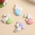 thumbnail image 1 of AYktou 4 Pcs Easter Bunny Fridge Magnets, Easter Decor - Rabbit Hold Easter Egg Refrigerator Magnets Kitchen Home Office Whiteboard Stickers Decor Gifts for Women Cabinet Car Supplies, 1 of 6