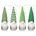 thumbnail image 1 of AYktou 4 Pcs St Patricks Day Hanging Gnome Ornaments-Plush Dolls St Patricks Day Ornaments for Tree,Irish Shamrock Ornaments Leprechaun Doll Gifts for St. Patrick's Day Party Spring Decorations, 1 of 8