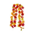 thumbnail image 1 of AYktou 5.6 Ft Fall Garland, Artificial Multicolored Maple Leaf Vines Thanksgiving Wall Hanging Wreath Rattan, Harvesting Celebration Garlands for Front Door Staircase Tables Centerpiece Decor, 1 of 6