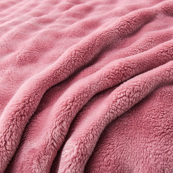 AYktou 59×39 Inch Throw Blanket, Super Soft Warm Fleece Blanket Solid Colour Jacquard Bed Sheet, Air-Conditioned Room Cover Blanket Flannel Sofa Nap Blanket for Bedroom Living Room Office