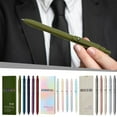 thumbnail image 1 of AYktou 5Pcs Gel Ink Pens Medium Point Retractable Gel Pens Set, Gel Pen with Roller Clip Smooth Writing High-End Series Ballpoint Rollerball Gel Pens for Office Supplies, Gifts for Women, 1 of 5